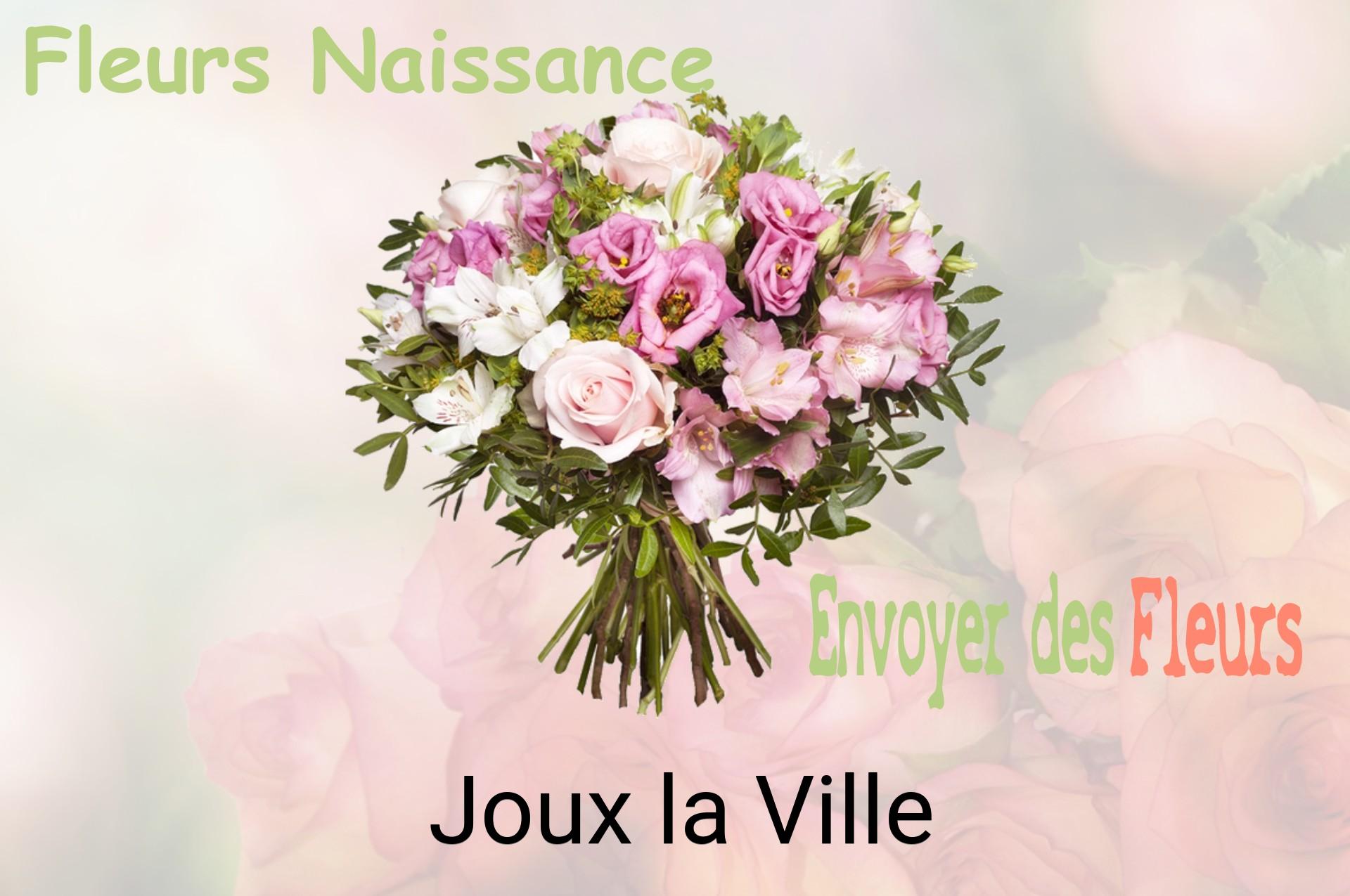 Bouquet de fleurs de naissance livré à Joux-la-Ville